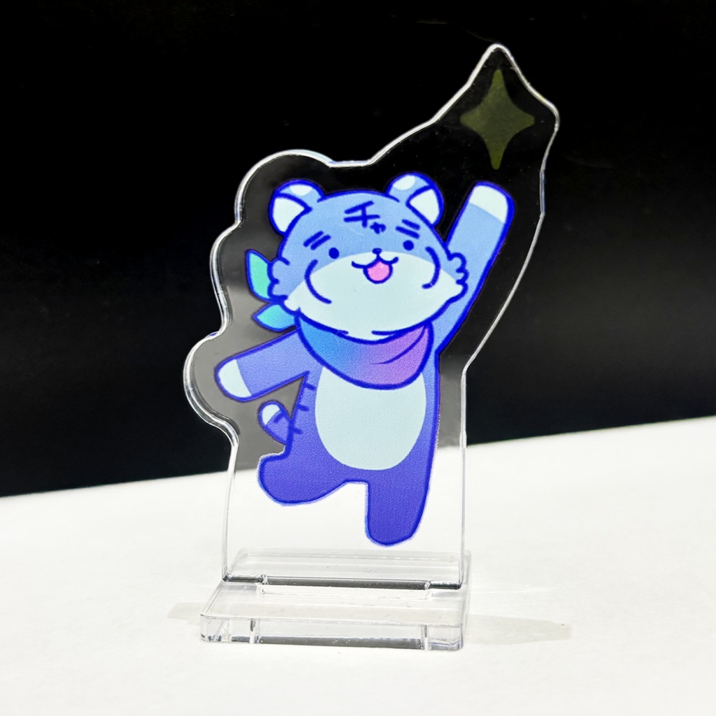 4周年記念アクリルスタンド お茶友・バタフライピーカラー