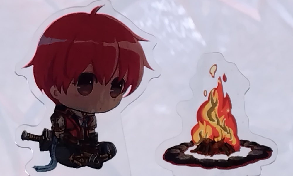 ガチキャン ジオラマアクスタセット(イース8アドル&焚き火)