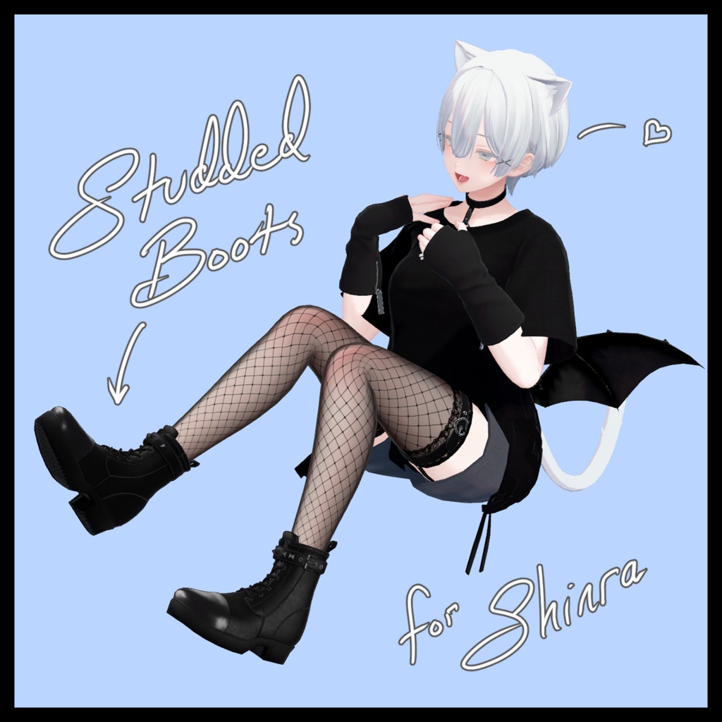 Studded Boots for Shinra