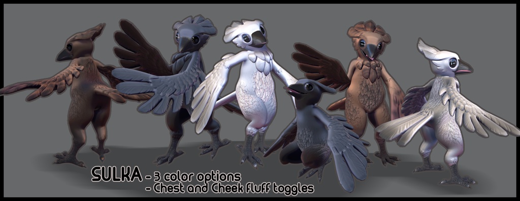 -Sulka- スルカ 【オリジナル3Dモデル】