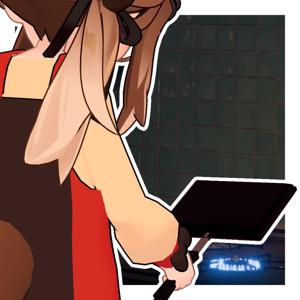 【VRChat想定】ホットサンドメーカー