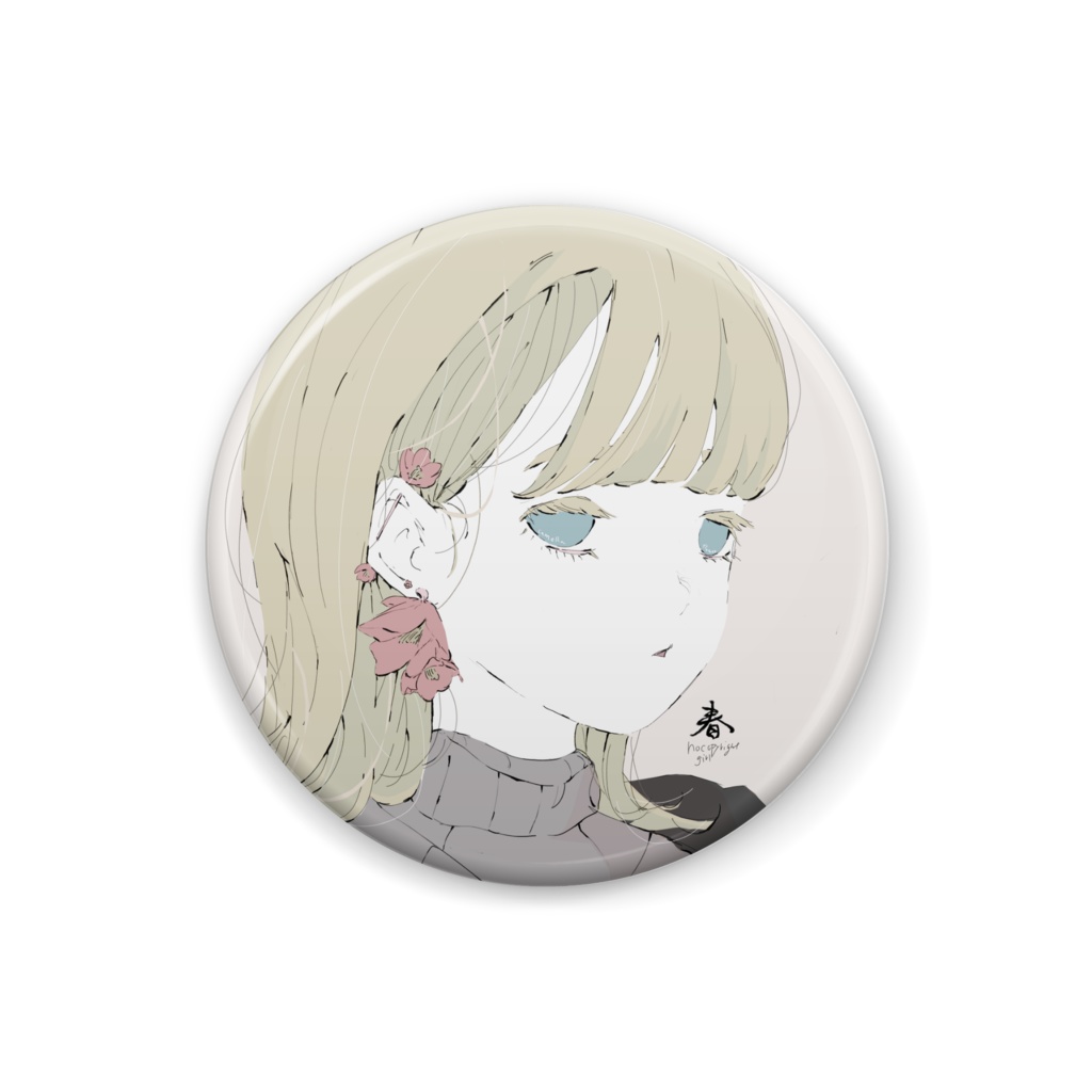 お耳に花を咲かせましょう。【花言葉シリーズ・ピアス編 - 椿】