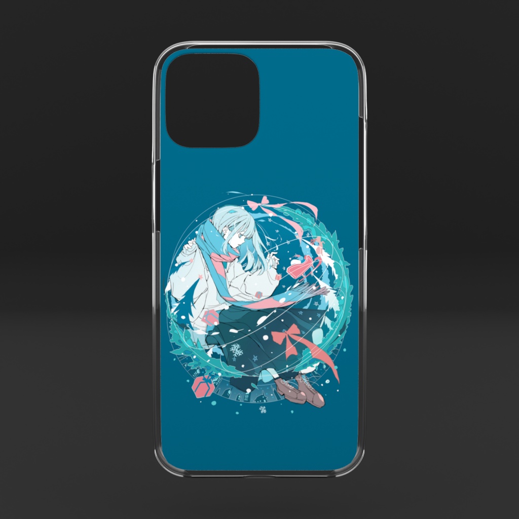 スノードーム・クリスマス。 / iPhoneクリアケース/各種対応+おまけファイル