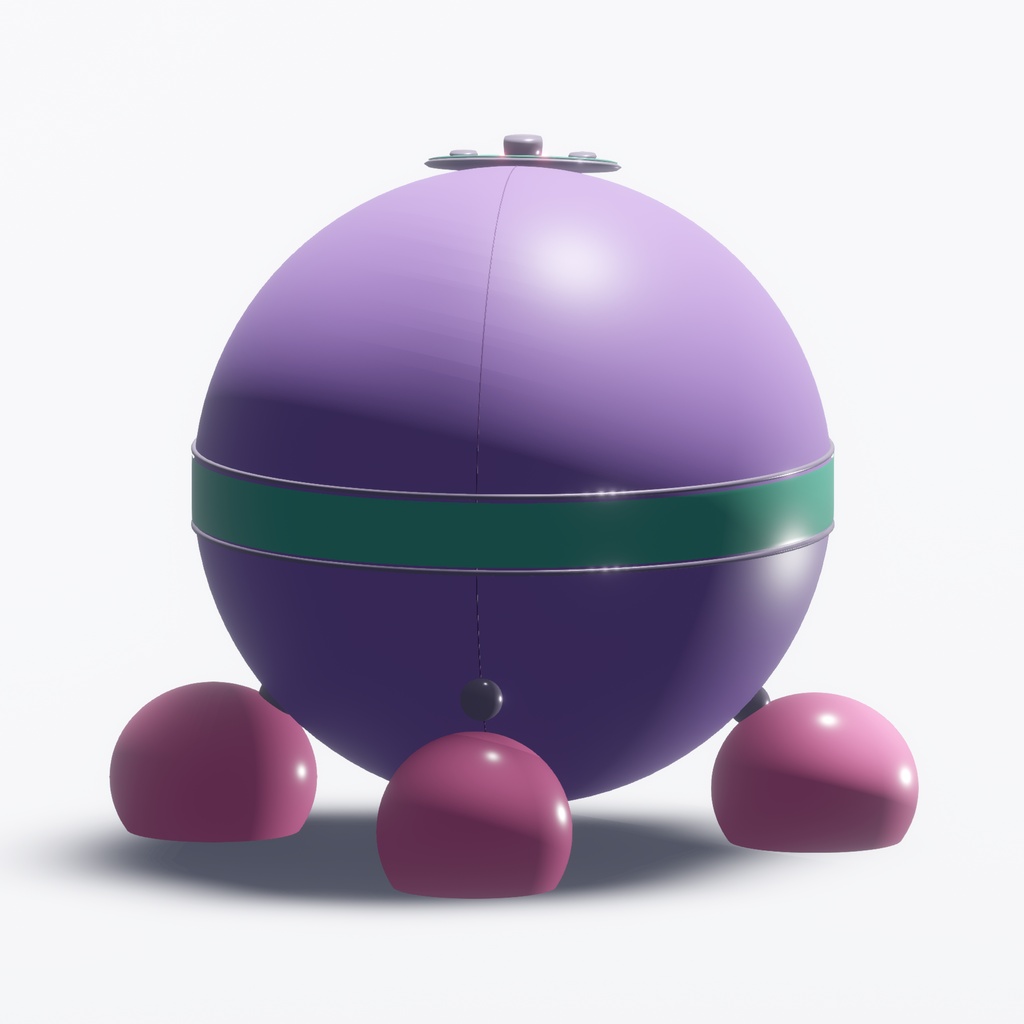 【3Dモデル / FBX・Unitypackage】キャンディポップスピーカー
