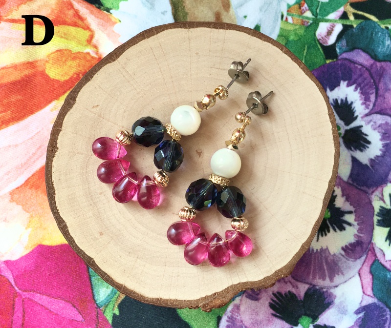 紅ピアス / イヤリング D,E,F,G