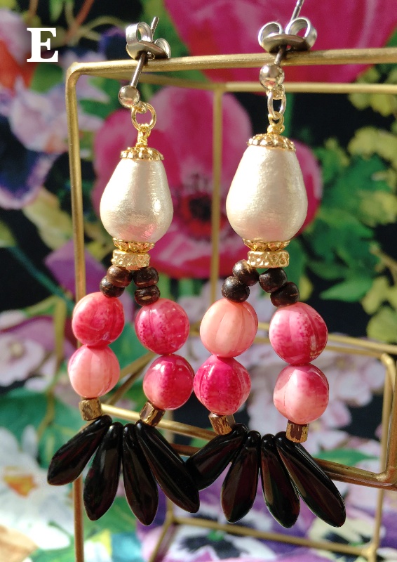 紅ピアス / イヤリング D,E,F,G