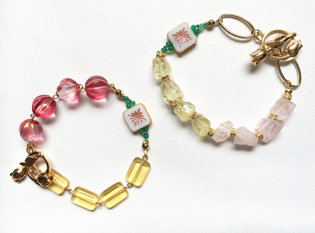 春の夜明けブレスレット A,B