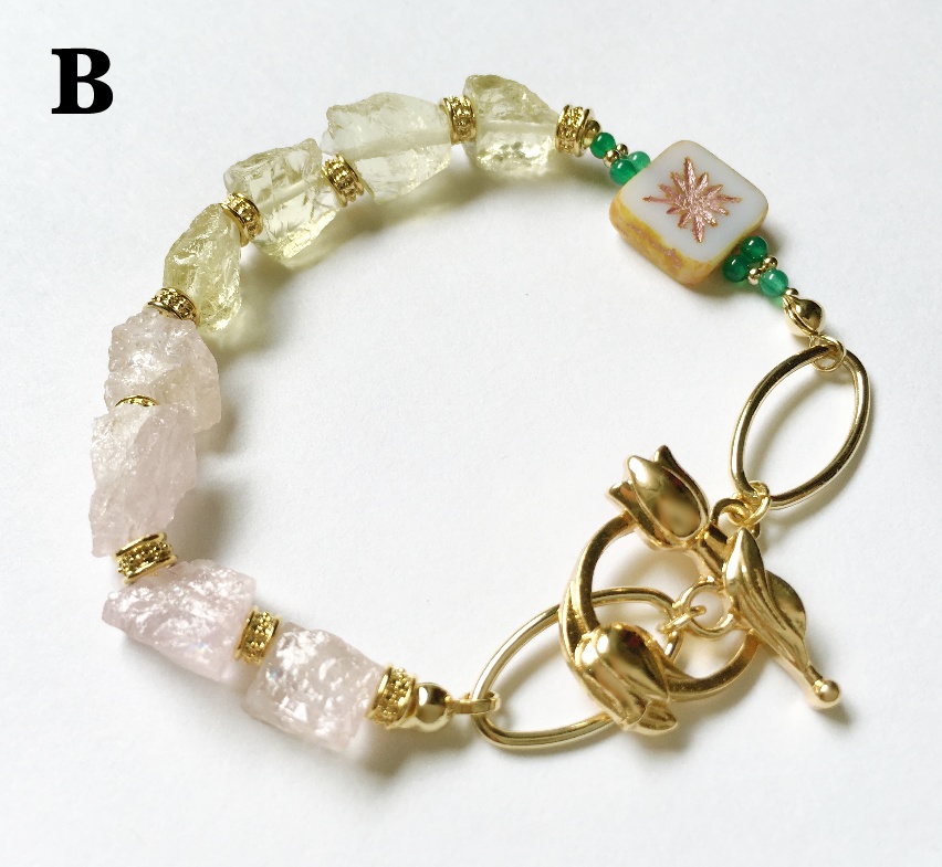 春の夜明けブレスレット A,B