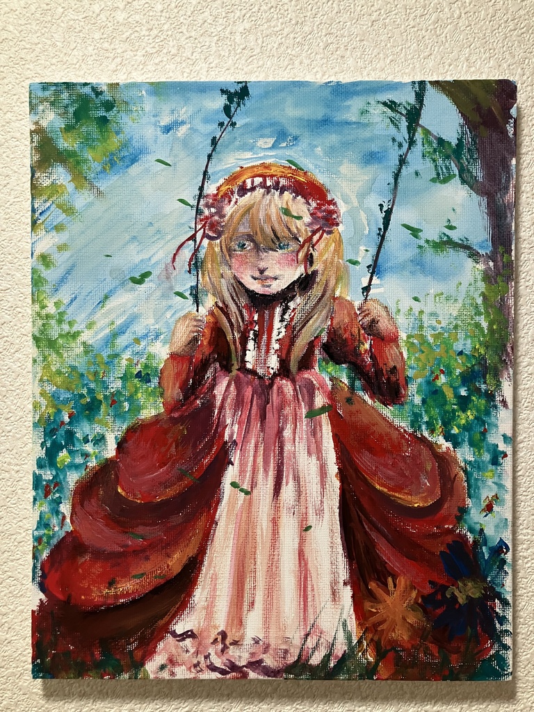 少女の絵
