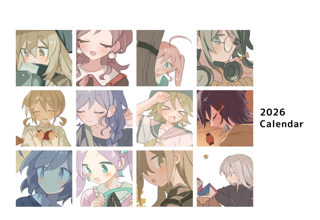 2026年オリジナル卓上カレンダー