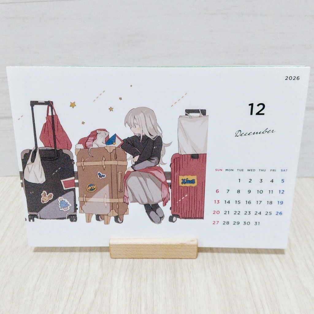 2026年オリジナル卓上カレンダー