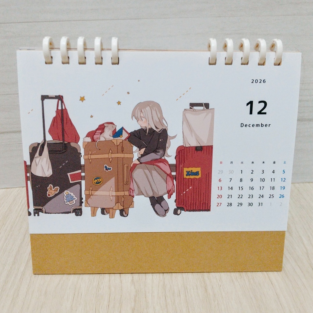 2026年オリジナル卓上カレンダー