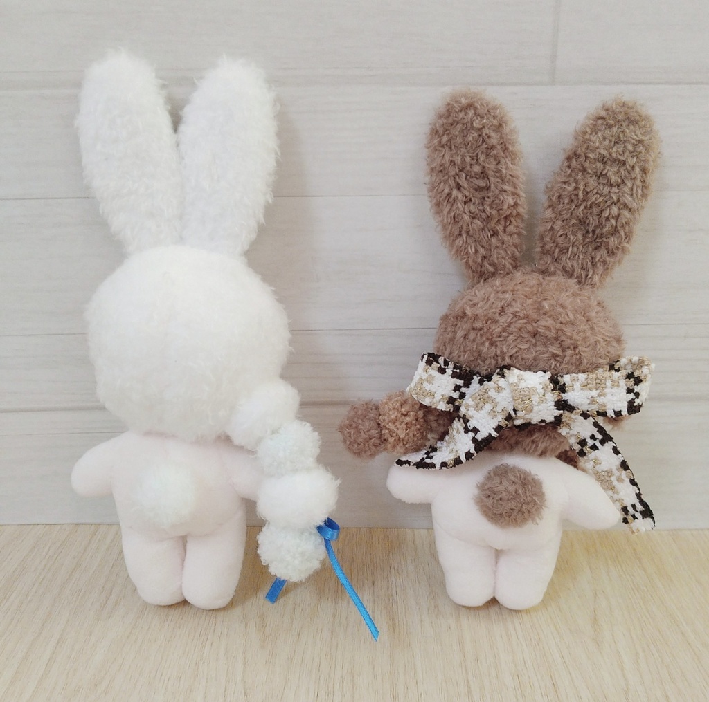 オリジナルぬい 雪だるま&ツイードうさぎ