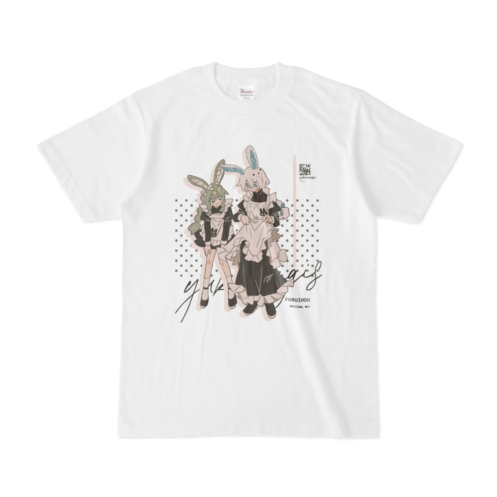 うさぎメイドTシャツ