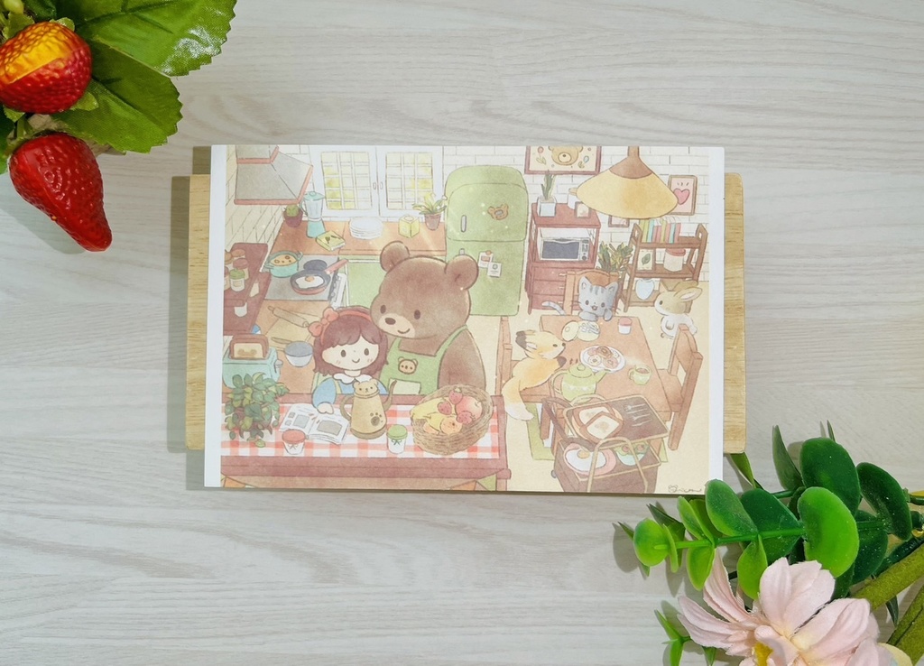 「Animal kitchen」ポストカード