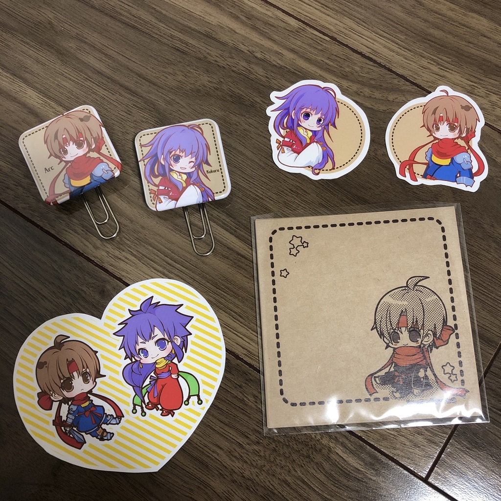 組み合わせ自由おまけ付きクリップ