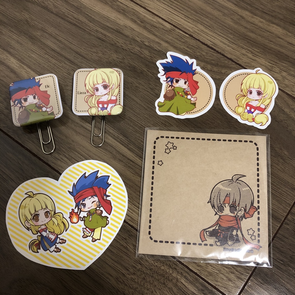 組み合わせ自由おまけ付きクリップ