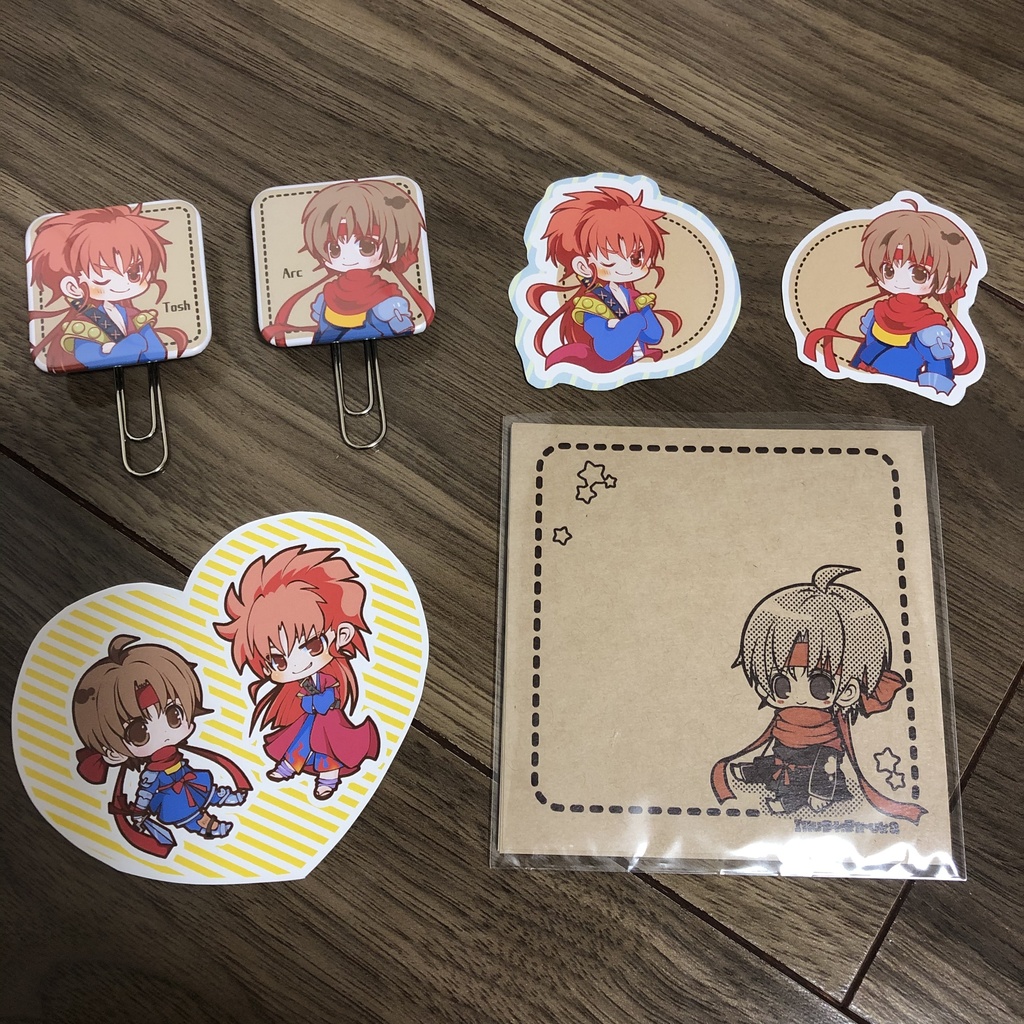 組み合わせ自由おまけ付きクリップ