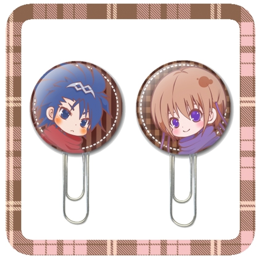 青龍双子・翼柳・緋紫の缶バッチorクリップ