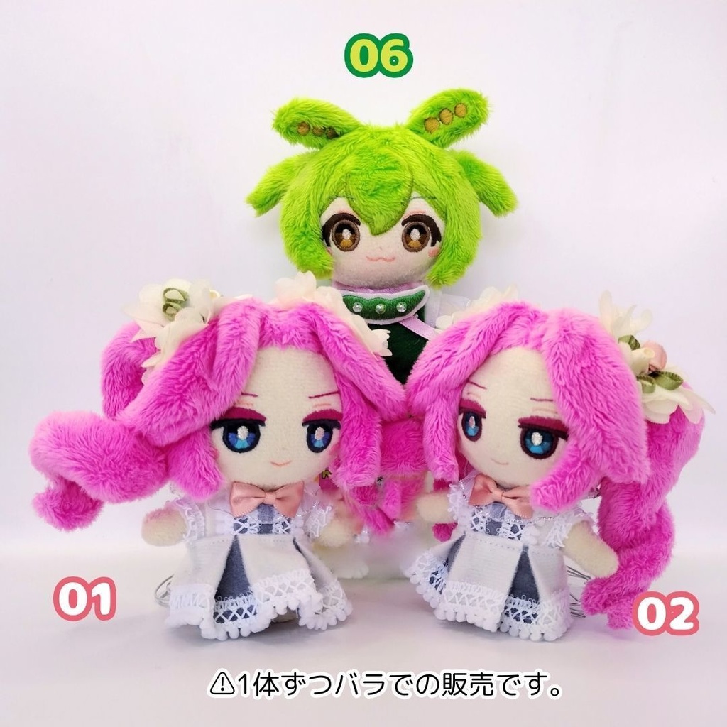 【完売】ちっさいめたんちゃんぬいぐるみ01 02 / ちっさいずんだもんぬいぐるみ06