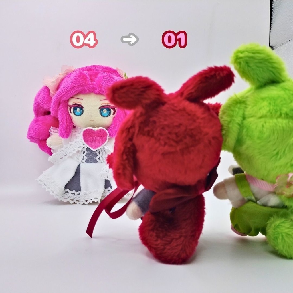 【完売】ハンドメイドぬいぐるみ 四国めたん04 あんこもん01 ずんだもん09