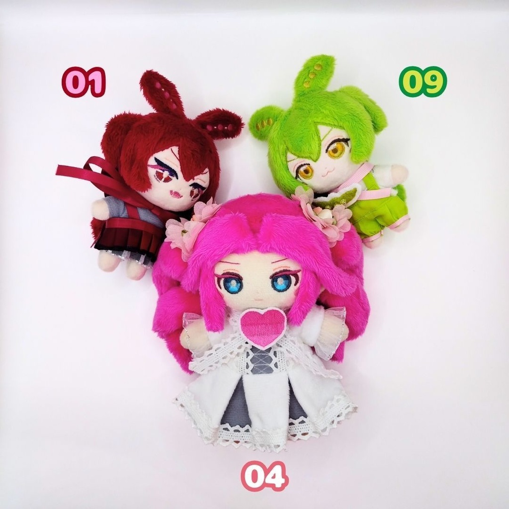 【完売】ハンドメイドぬいぐるみ 四国めたん04 あんこもん01 ずんだもん09