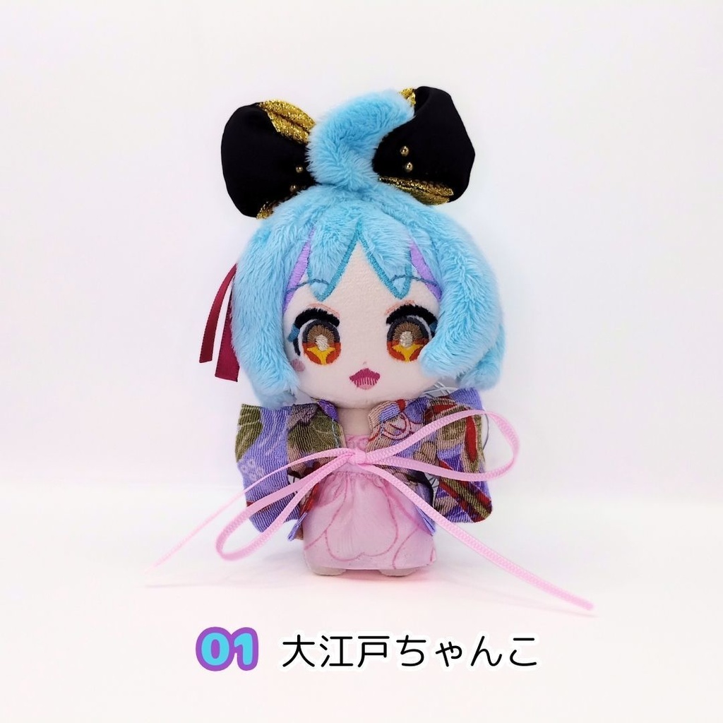 【完売】ハンドメイドぬいぐるみ 大江戸ちゃんこ01 / ずんだもん10 11