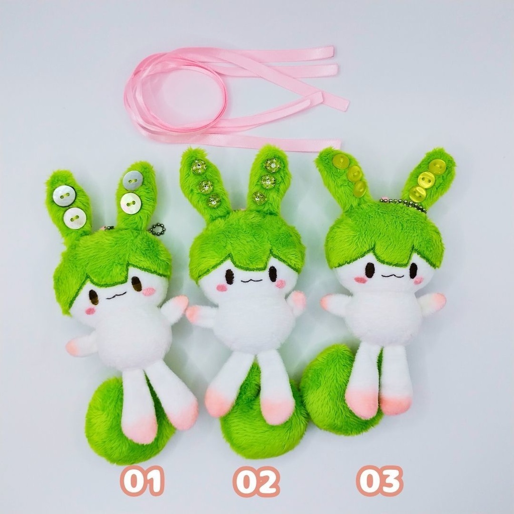 【完売】ハンドメイド妖精ずんだもんぬいぐるみマスコット 01 02 03