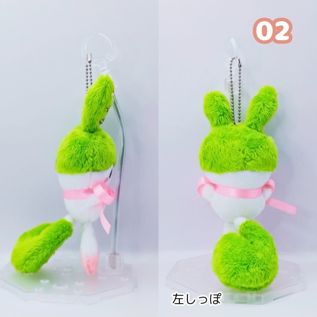 【完売】ハンドメイド妖精ずんだもんぬいぐるみマスコット 01 02 03