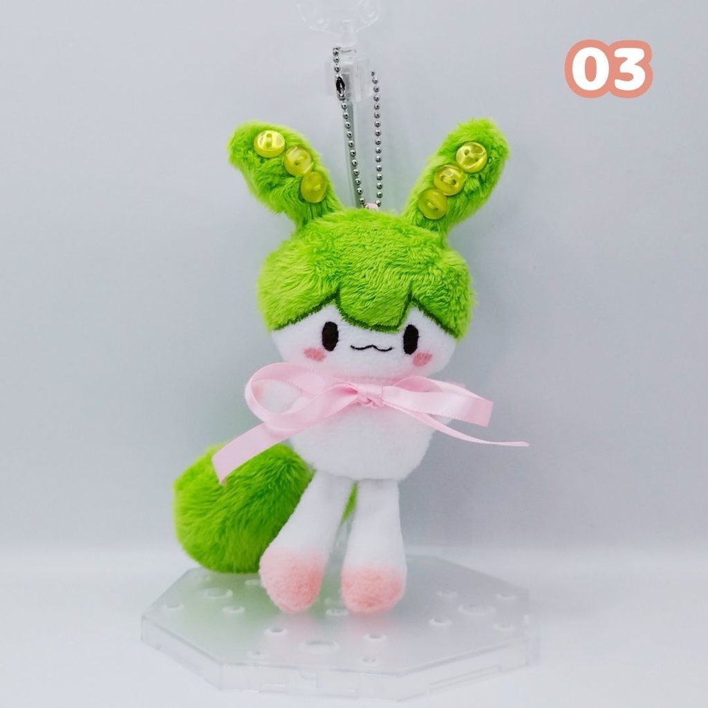 【完売】ハンドメイド妖精ずんだもんぬいぐるみマスコット 01 02 03