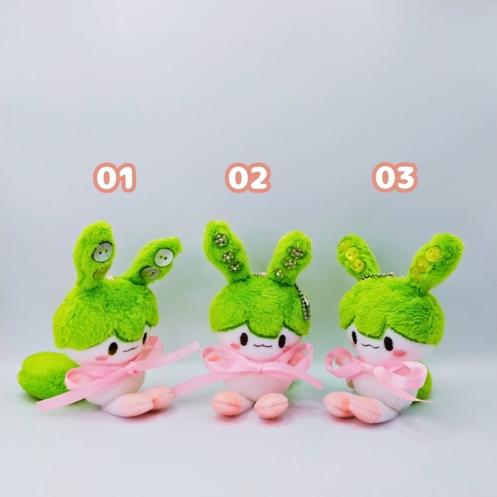 【完売】ハンドメイド妖精ずんだもんぬいぐるみマスコット 01 02 03