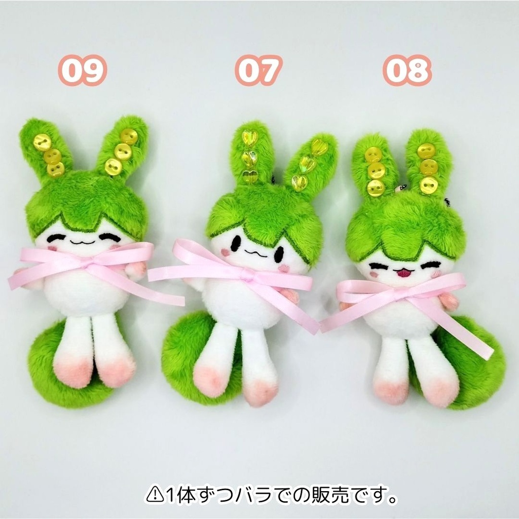 【完売】ハンドメイド妖精ずんだもんぬいぐるみマスコット 07 08 09