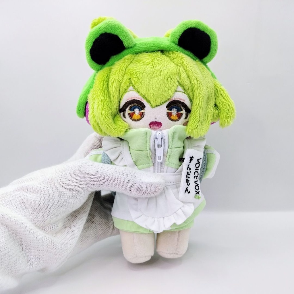 【完売】ハンドメイドぬいぐるみ ずんだもん 15(正式名称:おしゃべりずんだもんぬいぐるみジャージメイドスパッツ名札ランドセルオープンイヤーカエルちゃんヘッドホンクリスマスプレゼント 15)