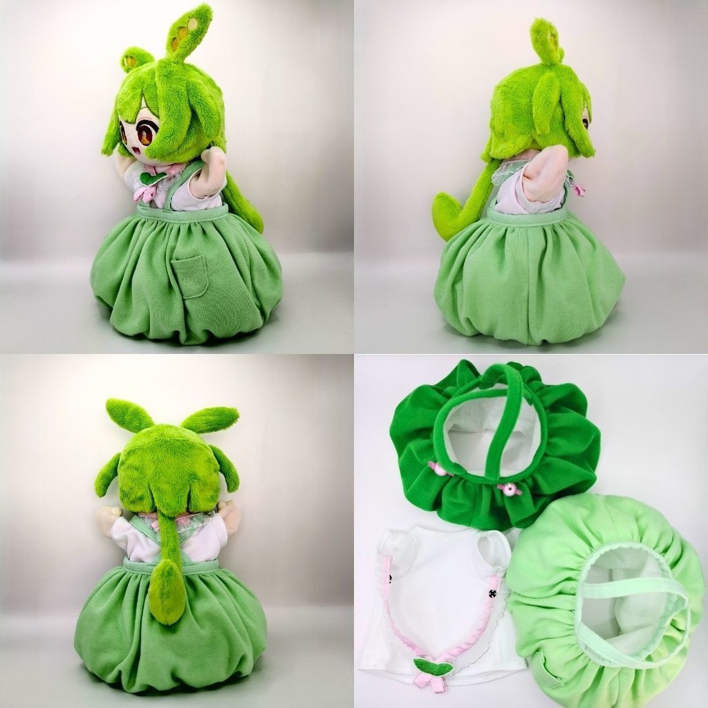 【完売】パペットずんだもんぬいぐるみ (ずんだもん 16)