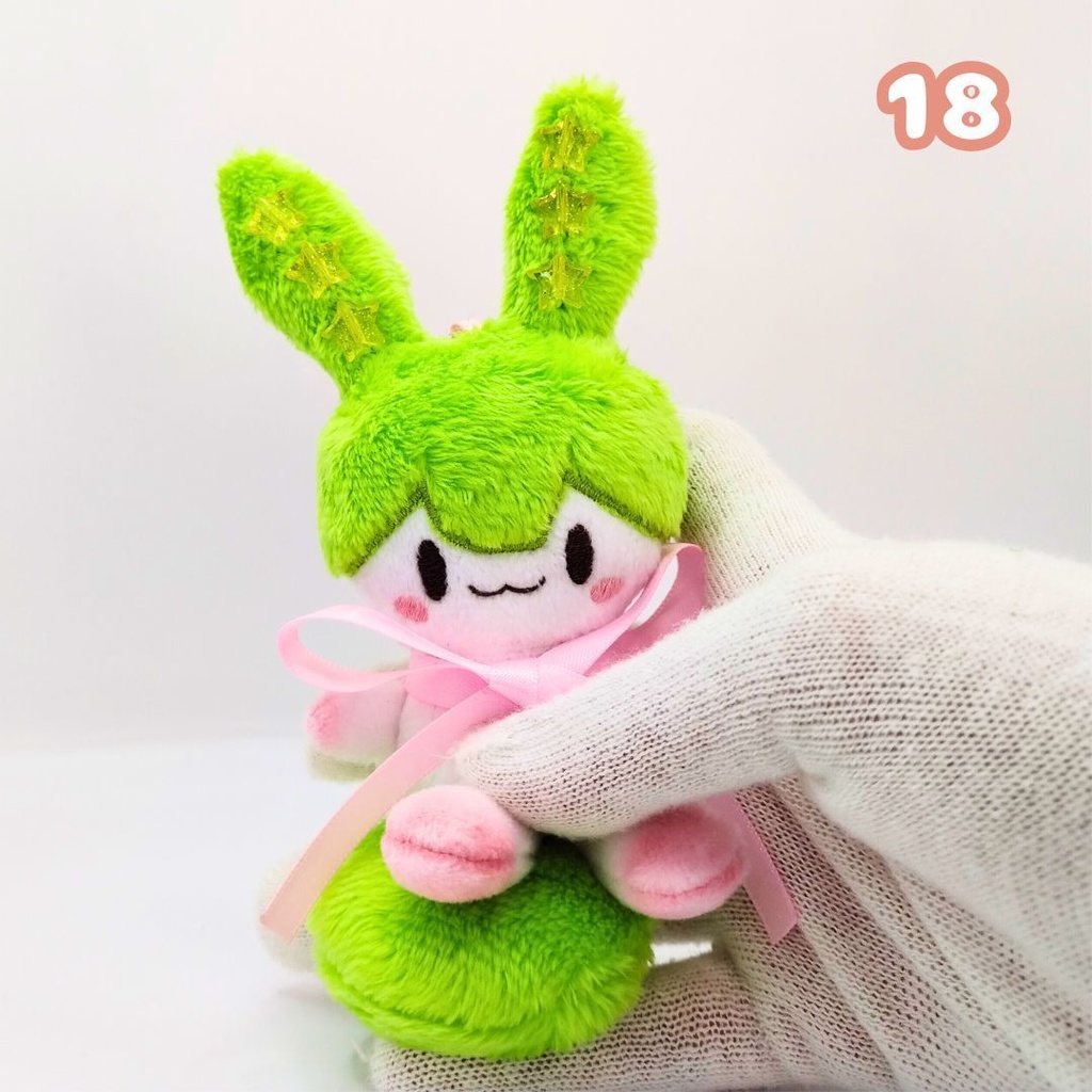 【完売】ハンドメイド妖精ずんだもん(あんこもん)ぬいぐるみマスコット 17 18 19 20