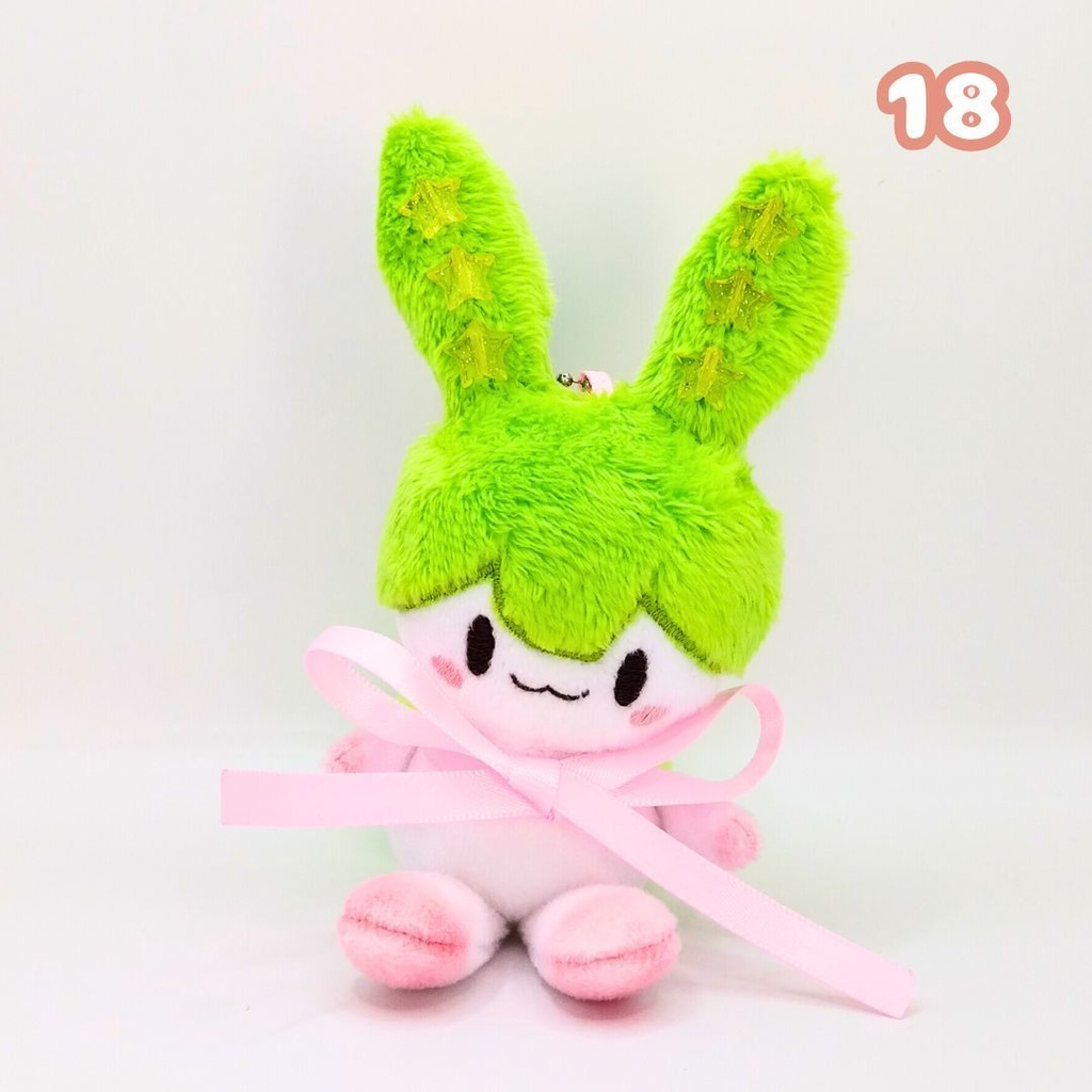 【完売】ハンドメイド妖精ずんだもん(あんこもん)ぬいぐるみマスコット 17 18 19 20