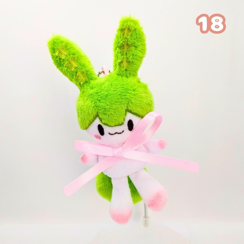 【完売】ハンドメイド妖精ずんだもん(あんこもん)ぬいぐるみマスコット 17 18 19 20