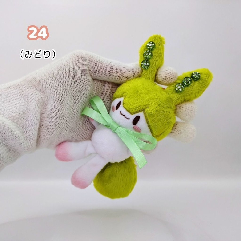 【完売】ハンドメイド妖精ずんだもん(あんこもん)ぬいぐるみマスコット 21 22 23 24 25