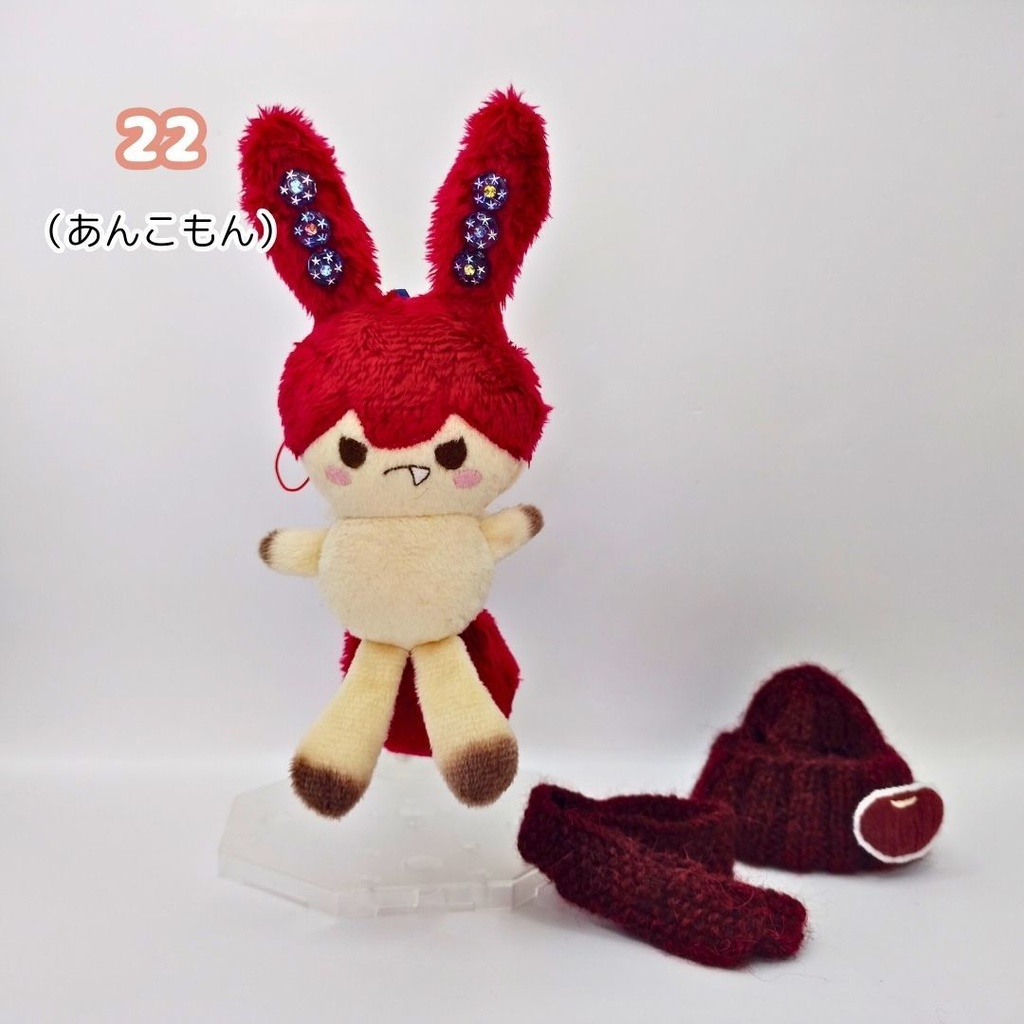 【完売】ハンドメイド妖精ずんだもん(あんこもん)ぬいぐるみマスコット 21 22 23 24 25