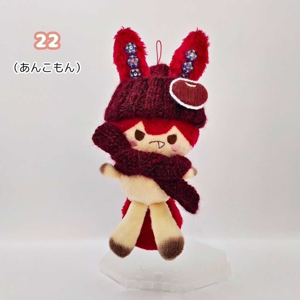 【完売】ハンドメイド妖精ずんだもん(あんこもん)ぬいぐるみマスコット 21 22 23 24 25