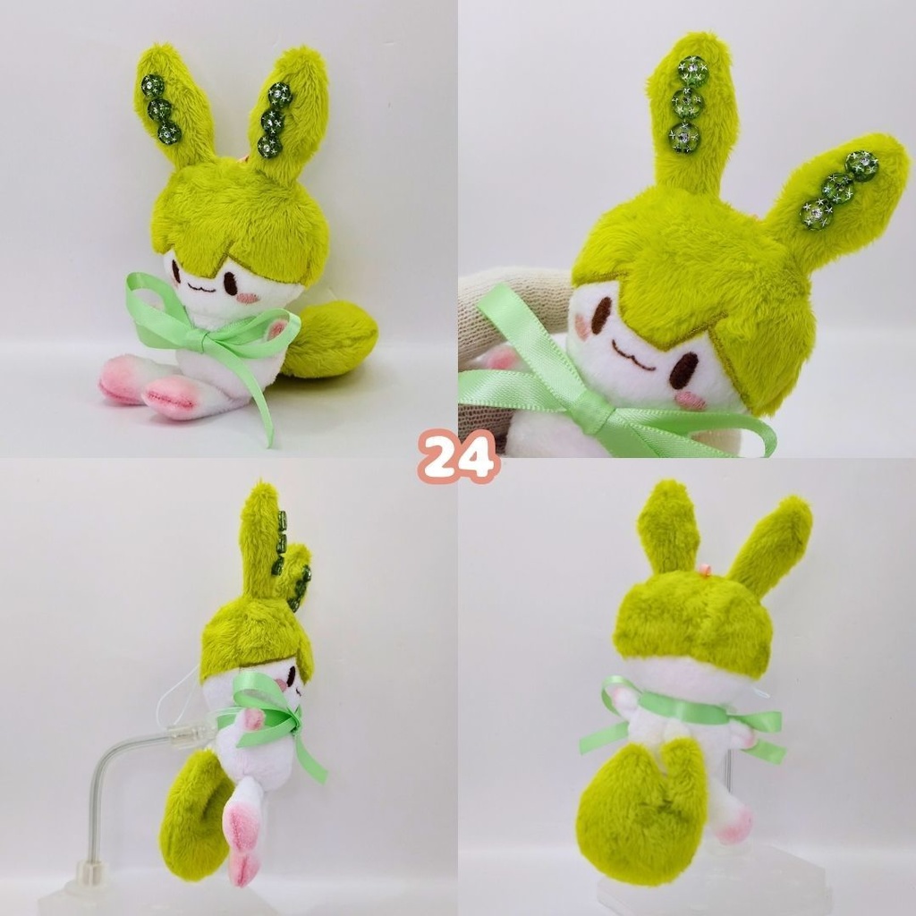 【完売】ハンドメイド妖精ずんだもん(あんこもん)ぬいぐるみマスコット 21 22 23 24 25