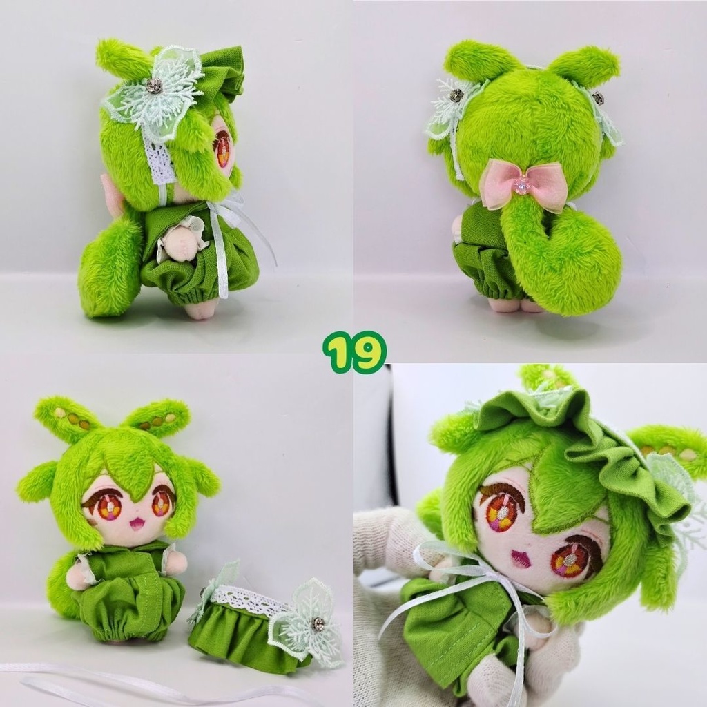 【完売】ハンドメイドぬいぐるみ 小さいずんだもんとずんだもんとあんこもん (ずんだもん 19 20、あんこもん 03)