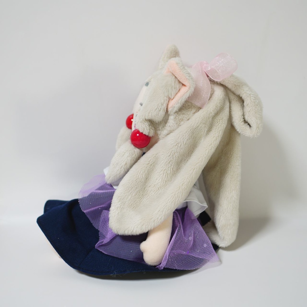 【完売】いたいけなイタコちゃんぬいぐるみ with うしろのあいつ(ハンドメイド 東北イタコぬいぐるみ 01)