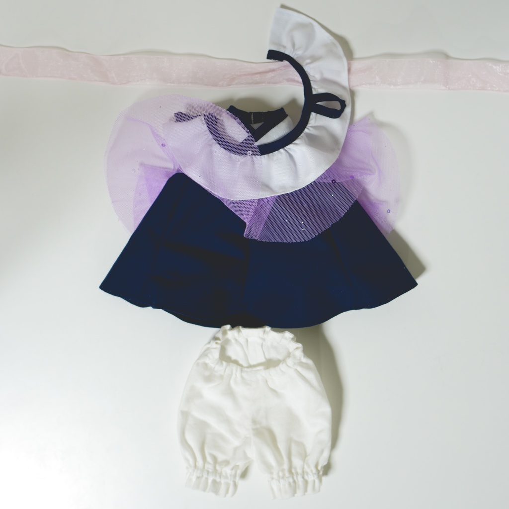 【完売】いたいけなイタコちゃんぬいぐるみ with うしろのあいつ(ハンドメイド 東北イタコぬいぐるみ 01)