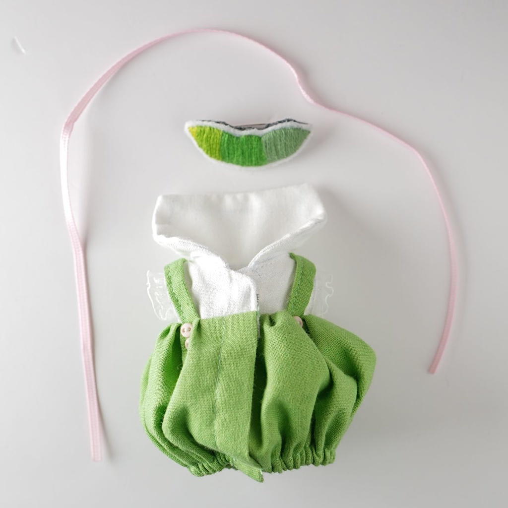 【完売】ハンドメイドの小さいずんだもんのぬいぐるみ(ずんだもん 21)