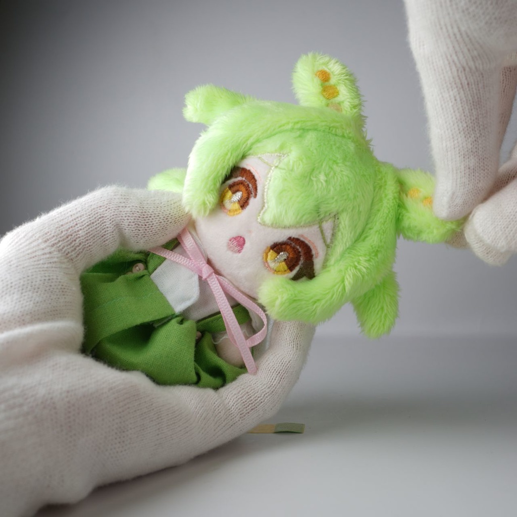 【完売】ハンドメイドの小さいずんだもんのぬいぐるみ(ずんだもん 21)