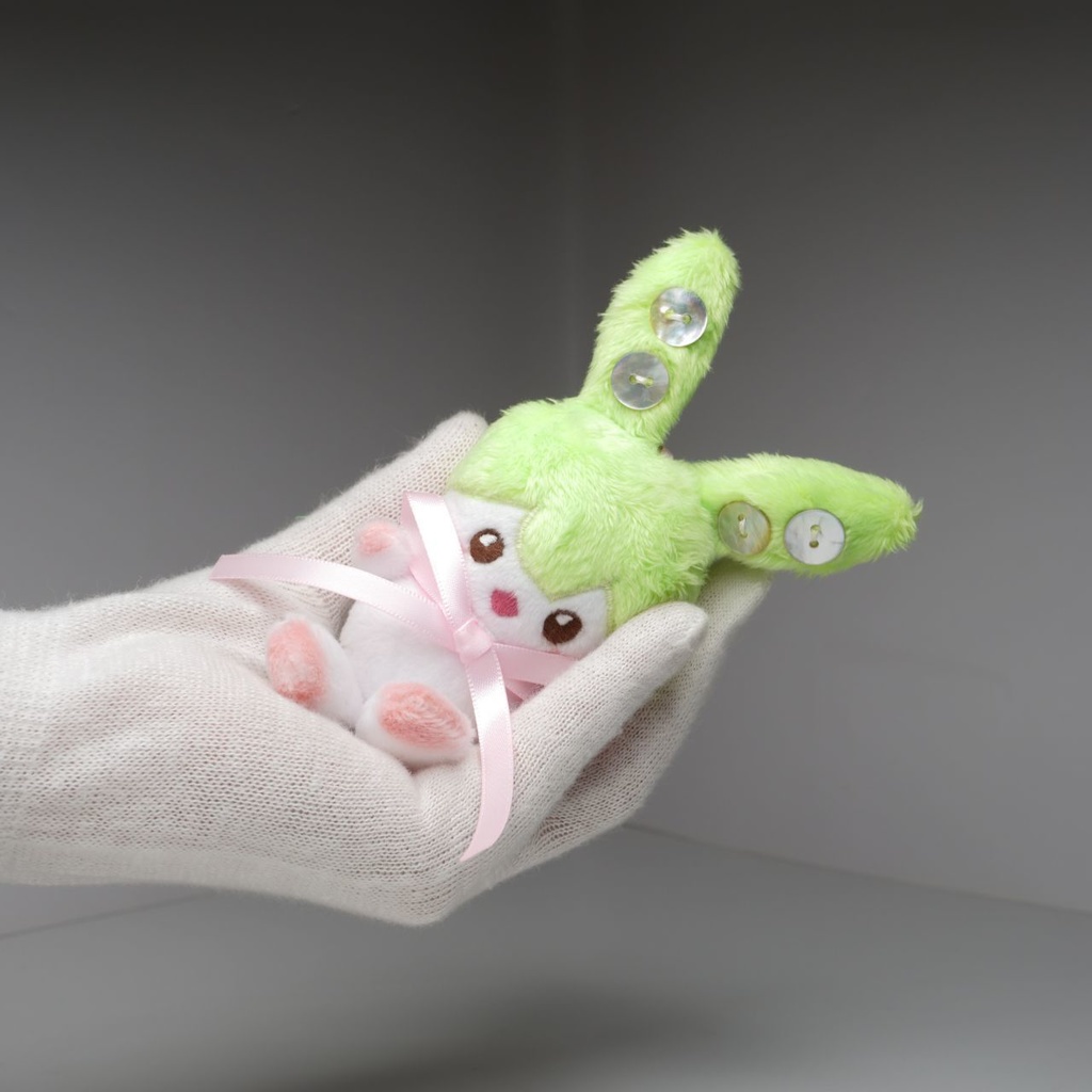 【完売】ハンドメイド妖精ずんだもんぬいぐるみ 39(くりくり)