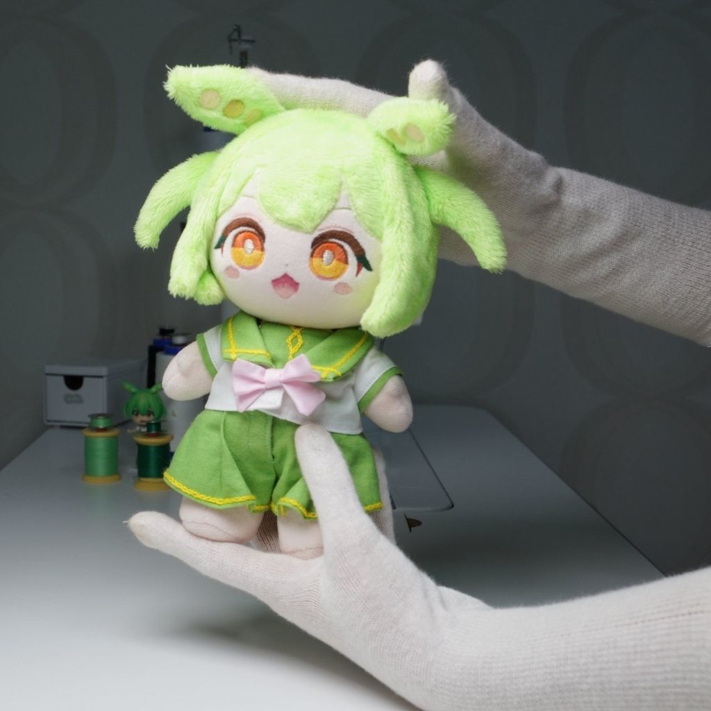 【完売】ハンドメイド制服ずんだもんぬいぐるみ(ずんだもん 23)