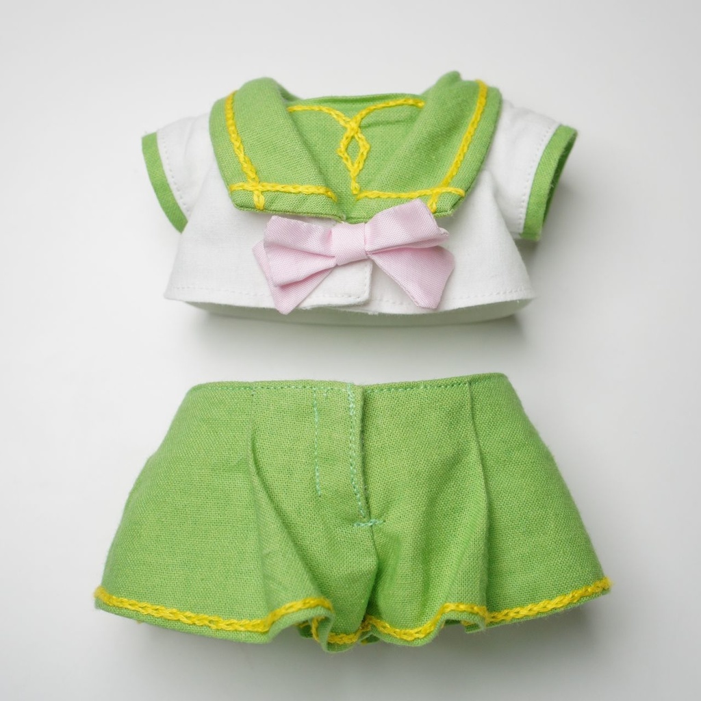 【完売】ハンドメイド制服ずんだもんぬいぐるみ(ずんだもん 23)