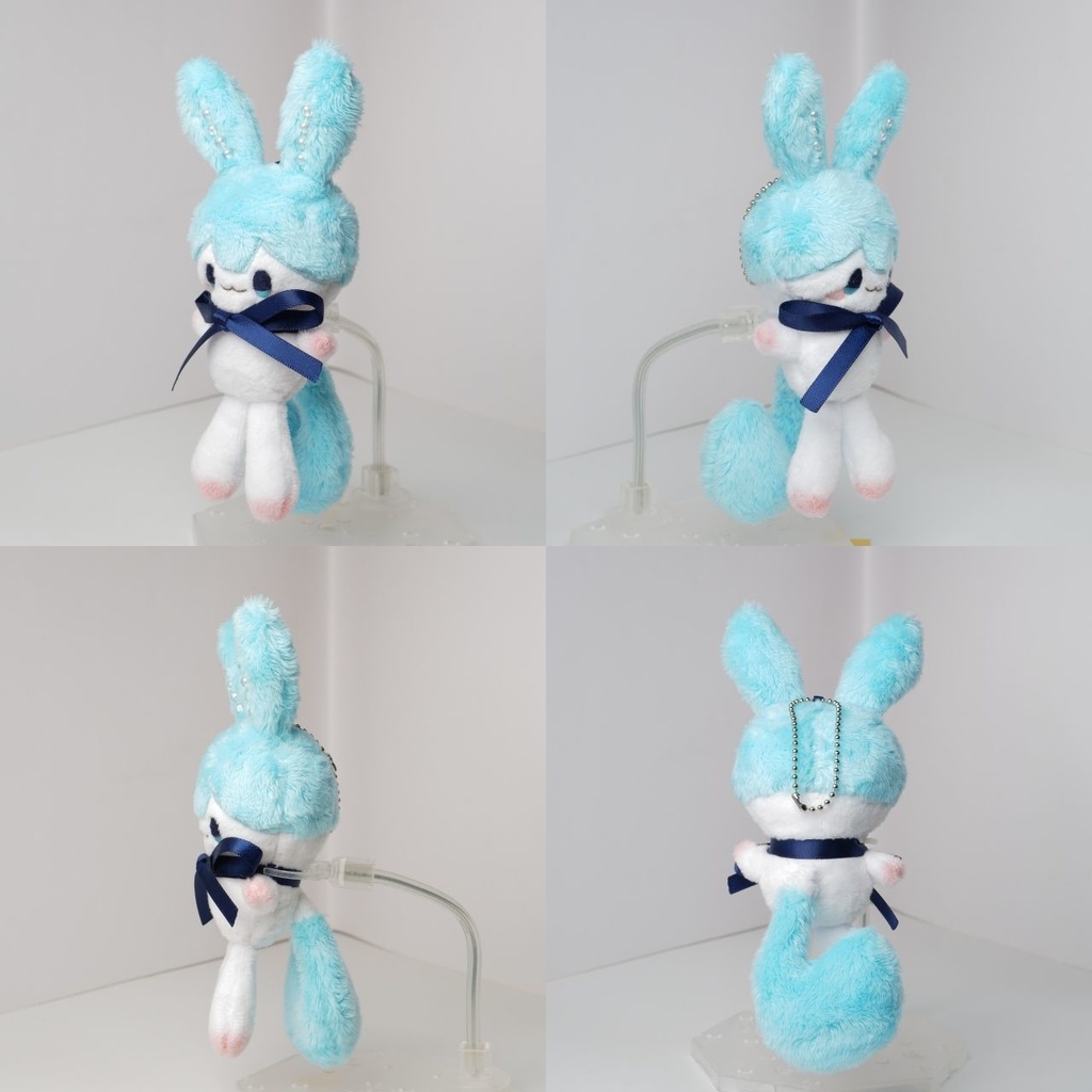 【完売】ハンドメイド妖精ずんだもんぬいぐるみ 41(水色)